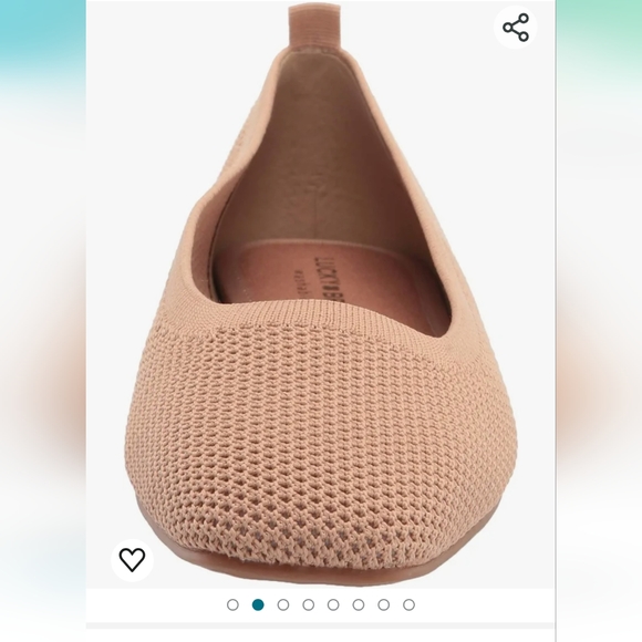 NWOT Lucky Brand Daneric Ballet Flat - Dusty Sand Mauve Pink Size 6.5 - Picture 3 of 11